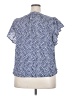 Draper James Blue Short Sleeve Blouse Size XXL - photo 2