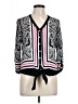 Ruby Rd. Black 3/4 Sleeve Blouse Size L (petite) - photo 1