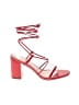 Lulus Red Sandals Size 8 - photo 1