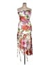 Aqua 100% Polyester Floral Pink Cocktail Dress Size XL - photo 1