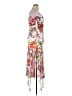 Aqua 100% Polyester Floral Pink Cocktail Dress Size XL - photo 4