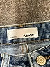 Vervet 100% Cotton Hearts Blue Jeans Size 26 waist - photo 7