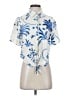 Industry Print Ivory Short Sleeve Blouse Size S - photo 1