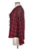 Tommy Hilfiger 100% Polyester Plaid Red Long Sleeve Blouse Size M - photo 5