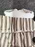 Unbranded 100% Polyester Stripes Silver Casual Pants Size M - photo 7