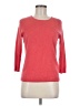 Talbots 100% Cashmere Red 3/4 Sleeve Top Size Med Petite - photo 1