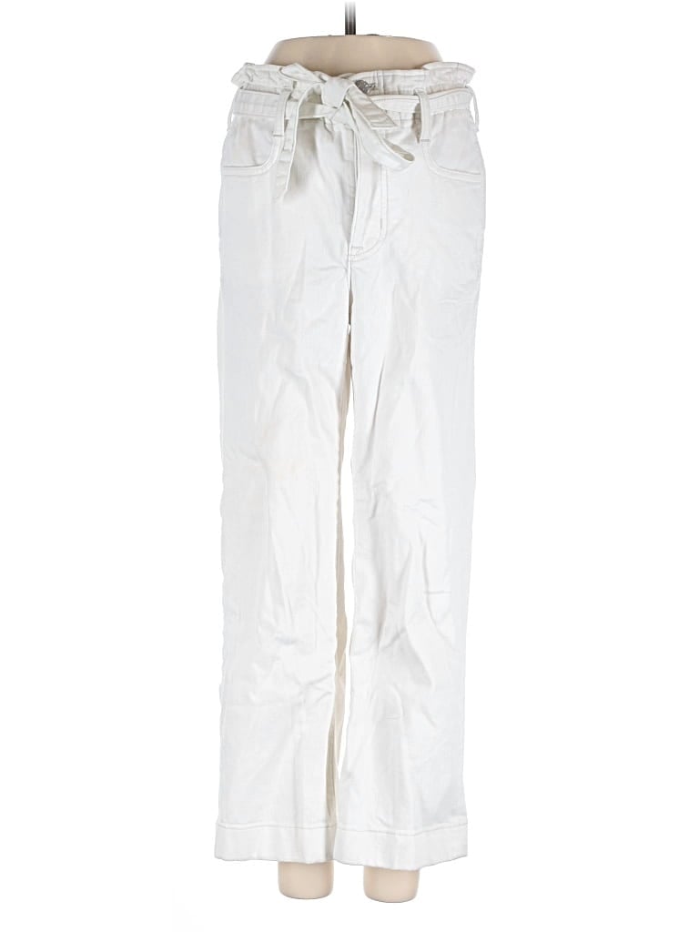Pre-owned J.crew Factory Store Cargo Pants In White