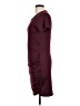 Assorted Brands Solid Burgundy Casual Dress Size L - photo 5
