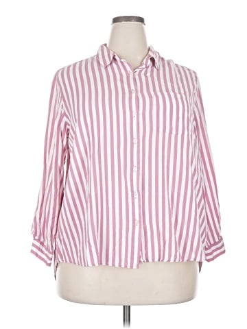 Jane and Delancey 3/4 Sleeve Button-Down Shirt (view 1)