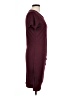 Assorted Brands Solid Burgundy Casual Dress Size L - photo 4
