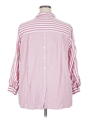 Jane and Delancey 3/4 Sleeve Button-Down Shirt (view 2)