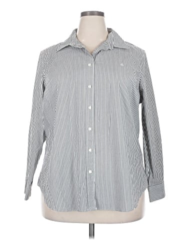 Lauren by Ralph Lauren Long Sleeve Button-Down Shirt (view 1)