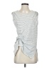 ALLSAINTS Silver Sleeveless T-Shirt Size S - photo 1