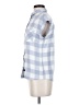 Rails 100% Rayon Checkered-gingham Blue Short Sleeve Button-Down Shirt Size XS - photo 5