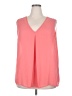 Violet & Claire 100% Polyester Pink Sleeveless Blouse Size 2X - photo 1