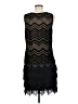 Max Studio 100% Polyester Chevron-herringbone Black Cocktail Dress Size M - photo 2
