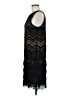 Max Studio 100% Polyester Chevron-herringbone Black Cocktail Dress Size M - photo 5