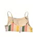 Hollister 100% Polyester Stripes Green Pink Swimsuit Top Size L - photo 2