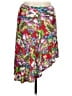 Blue Sketch 100% Rayon Red Ivory Poncho Size M - photo 1