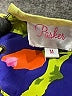 Parker 100% Silk Tropical Blue Cocktail Dress Size M - photo 4