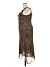 Studio 1 Animal Print Brown Cocktail Dress Size 18 - photo 5