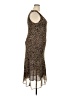 Studio 1 Animal Print Brown Cocktail Dress Size 18 - photo 4