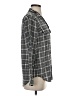 Equipment 100% Silk Tweed Gray Long Sleeve Silk Top Size XS - photo 4