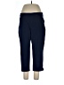 Susan Graver Solid Blue Active Pants Size L - photo 1