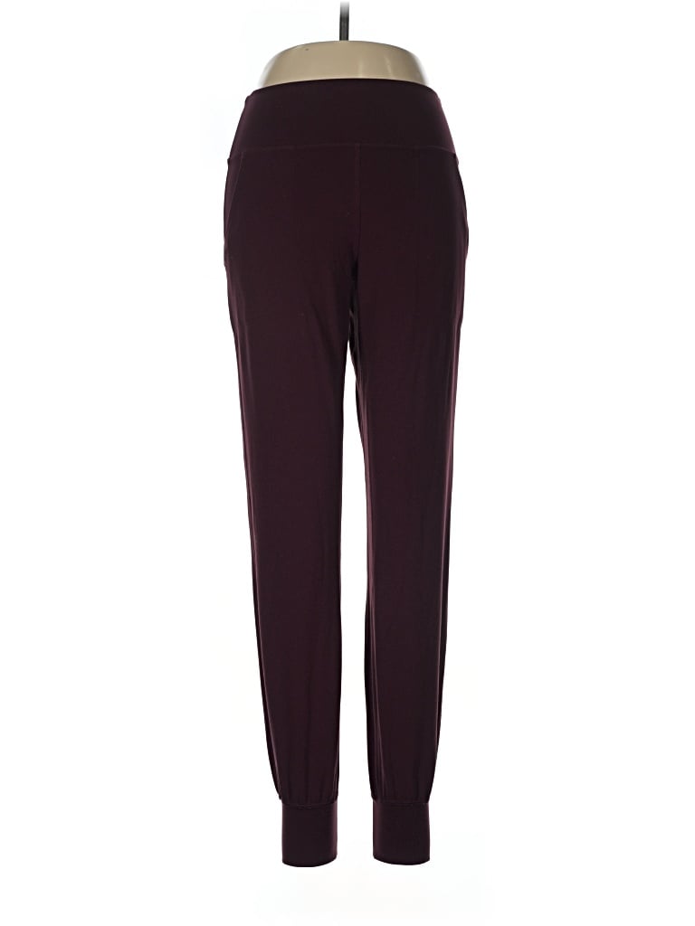 Pre-owned Lululemon Athletica Track Pants In Burgundy
