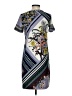 Tory Burch Print Gray Casual Dress Size XS - photo 2