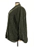 Side Stitch 100% Lyocell Animal Print Green 3/4 Sleeve Blouse Size 4X - photo 5
