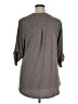 a.Jesdani Gray 3/4 Sleeve Top Size 1X - photo 2