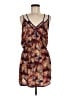Sofia by Vix 100% Polyester Paisley Brown Casual Dress Size M - photo 1