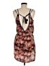 Sofia by Vix 100% Polyester Paisley Brown Casual Dress Size M - photo 2