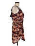 Sofia by Vix 100% Polyester Paisley Brown Casual Dress Size M - photo 4