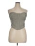 Express Gray Sleeveless Blouse Size 14 - photo 1