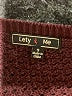 Lety & Me Solid Burgundy Pullover Sweater Size S - photo 7