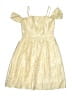 Lilly Pulitzer 100% Polyester Gold Cocktail Dress Size 00 - photo 1