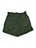 IRO 100% Cotton Solid Green Cargo Shorts Size 19 - photo 2