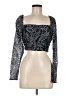 Keepsake Black Long Sleeve Top Size XS - photo 1