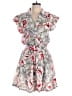 Diane von Furstenberg 100% Rayon Tropical Gray Romper Size 10 - photo 1
