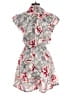 Diane von Furstenberg 100% Rayon Tropical Gray Romper Size 10 - photo 2