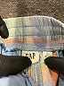 Gap 100% Cotton Plaid Blue Shorts Size L (tall) - photo 3