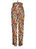 Zara Floral Orange Casual Pants Size XS - photo 2