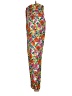 Zara Floral Orange Casual Pants Size XS - photo 5