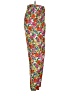 Zara Floral Orange Casual Pants Size XS - photo 4
