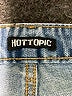 Hot Topic Stars Blue Denim Shorts Size 11 - photo 3