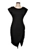 Bar III Solid Black Cocktail Dress Size L - photo 1