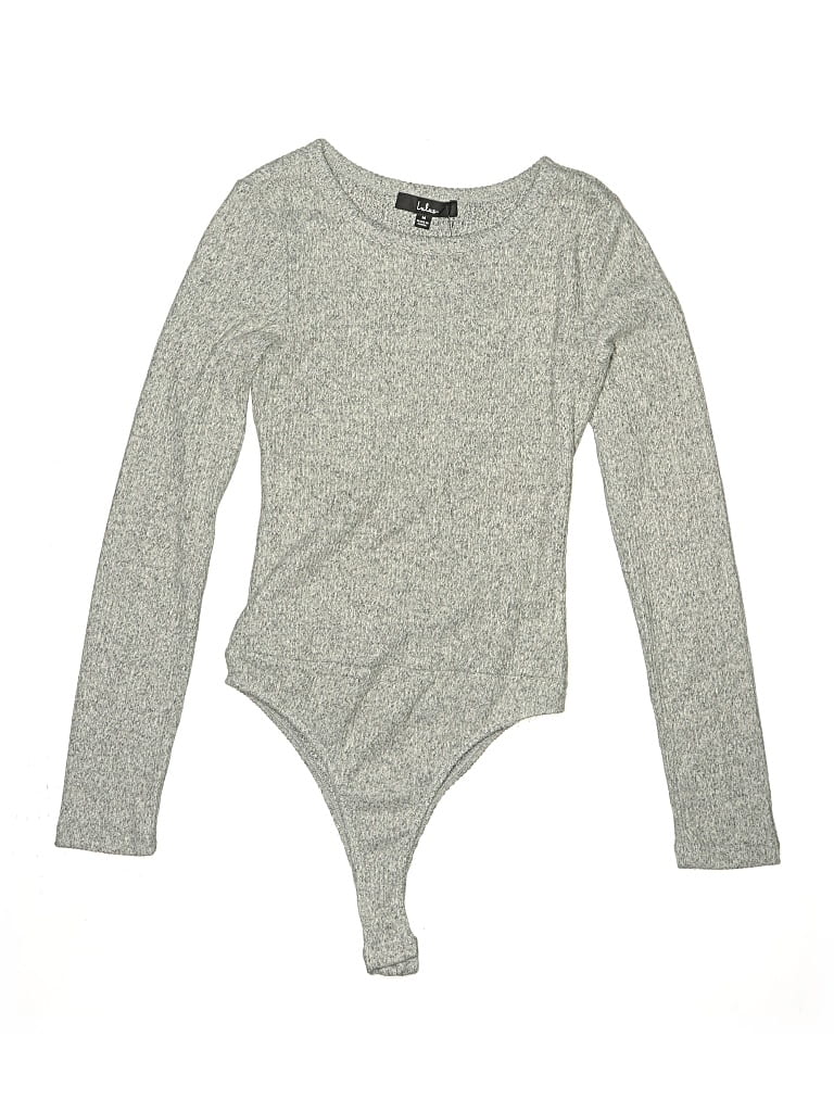 Pre-owned Lulus Bodysuit In Gray
