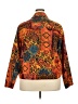 Coldwater Creek 100% Cotton Print Orange Jacket Size 2X - photo 2